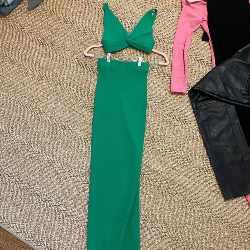 Meshki green set